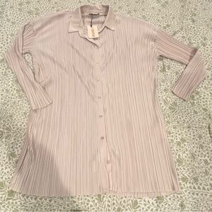 Misguided-Shirt dress Plisse